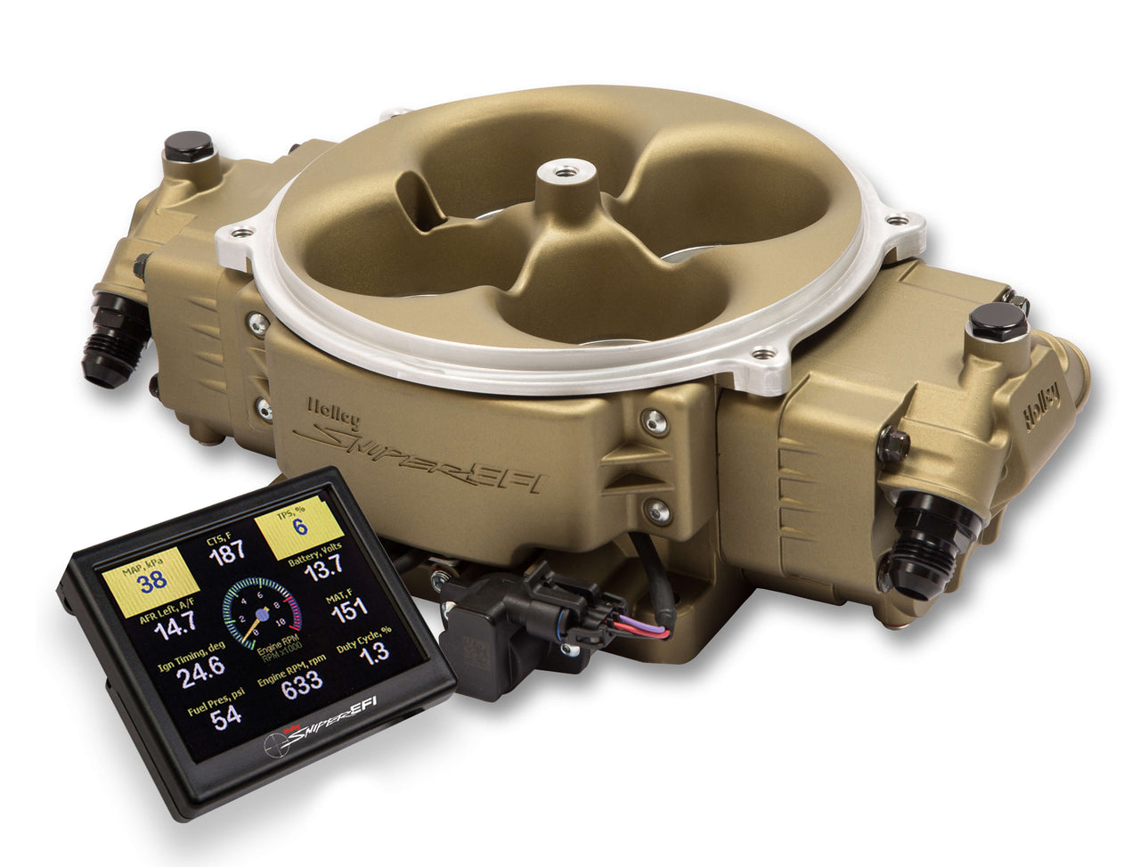 Holley Sniper EFI stealth 4500 800-1500HP gold - HOL550-843