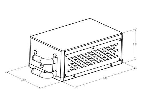 Compact Heater Dual single speed 12V fan - IP-164H