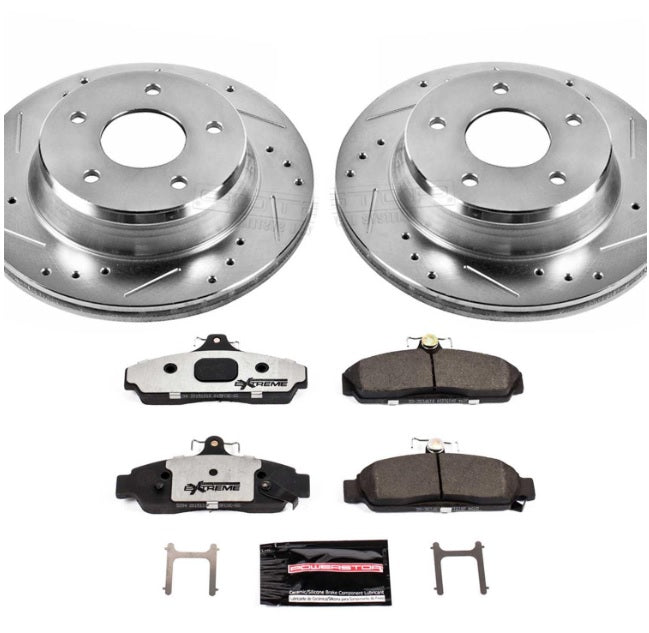 Brake rotor kit Frt. w/pads 84-87 Corvette  - K4810-26