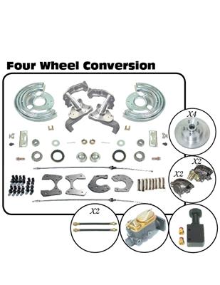 Disc Brake Conversion Kit 4-wheel, 1962-72 Mopar - MDC42SD