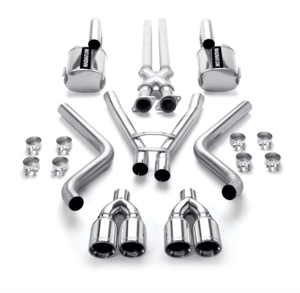 Magnaflow cat-back 2,5in SS.steele 05-11 Corvette - MF15884