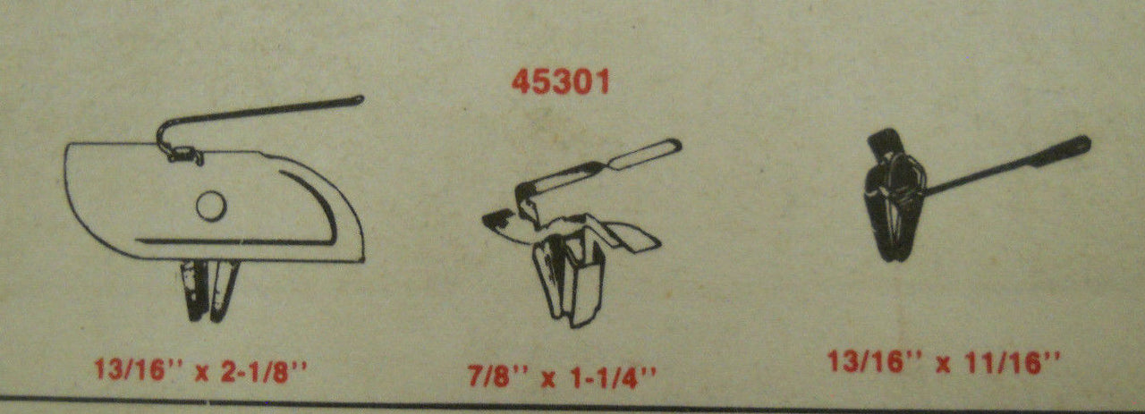 Klips lister 3/8 - 7/8 assortement - MM45301