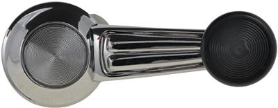 Crank window GM chrome/black knob - MM76912