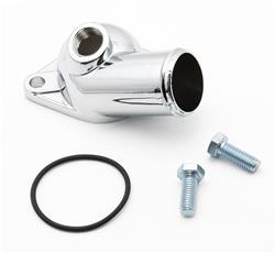 Water outlet chrome SB Chevy - MRG2557