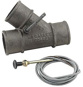 Exhaust Pipe Cutout; Cast Iron; 2"Dia Singlew/Cabl - MRG5424