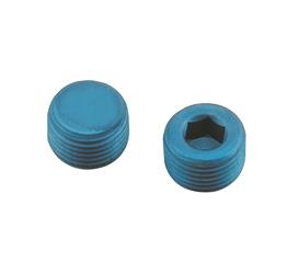 Aluminum pipe plugs 1/2npt hex head 2pc (utgått) - MRG6353