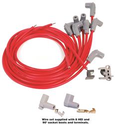 Spark Plug Wire multi angle HEI/Socket Red 8.5mm - MSD31239