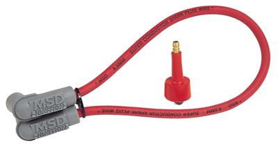 Ignition coil wire 18" long socket boot. - MSD84049