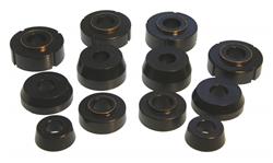 Body Mount Bushings, Poly,Black, 66-79 Ford P.up - PTP-6-110-BL