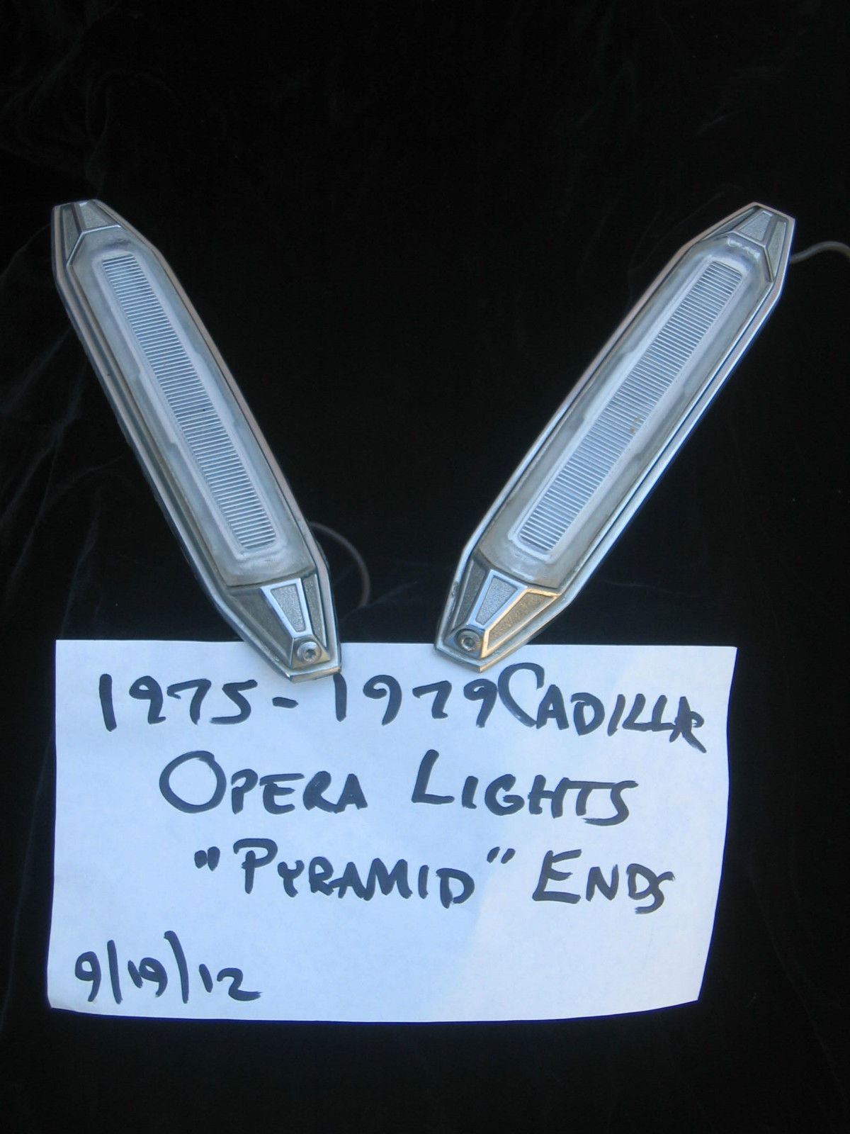 1975-79 Cadillac Opera Lights  "pyramid ends",pair - PUC10000