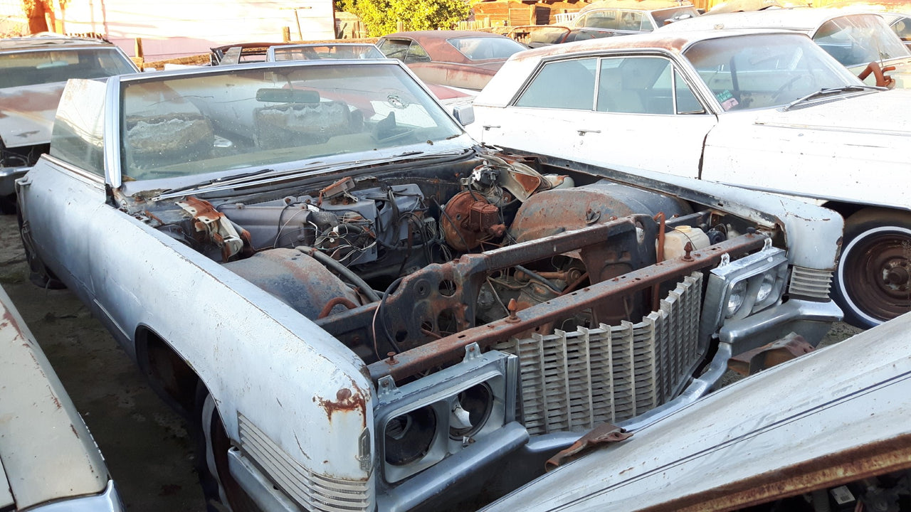 1970 Cadillac convertible parts car - PUC1017