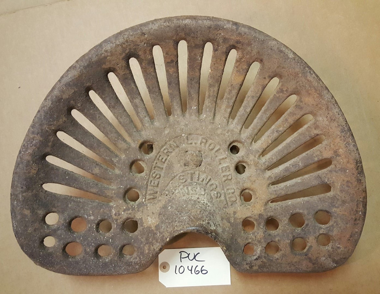 Western Roller Co. Hastings Tractor Seat - PUC104661