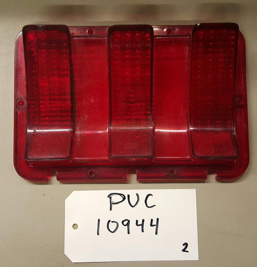 1967-68 Ford Mustang Tail lamp lens - PUC10944