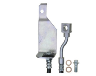 Br.hose RH rear 02-07 Silverado all  w/banjo bolt  - RAYBH382399