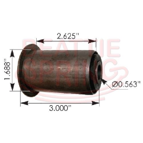 Leaf spring Bushing, Dayton - RB-172