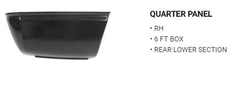 Quarter panel lower rear 6ft box RH - RRP1472