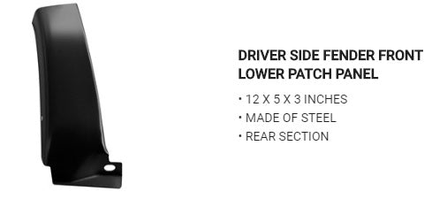 Lower patch panel RH 02-09 Dodge Ram - RRP4162