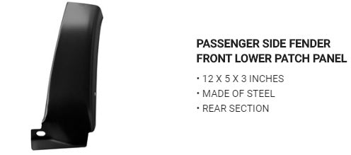 Lower patch panel LH 02-09 Dodge Ram - RRP4163