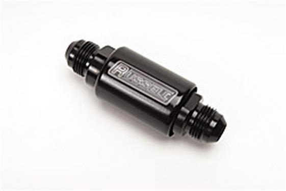 Fuel filter 40Mu -8AN 3,25" long 1,25" dia - RUS650103