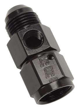 Fuel Pressure Gauge Adapter -6ANM to-6ANF 1/8"NPT - RUS670343