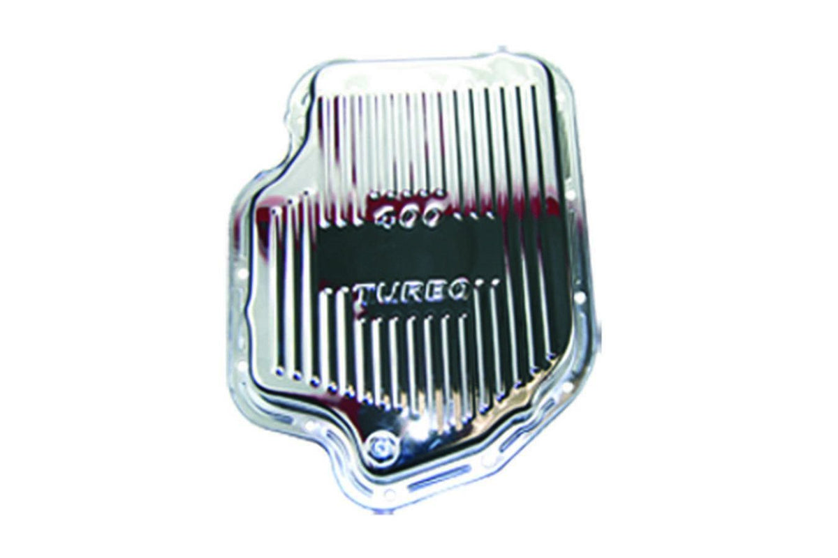 Transmission Oil Pan Chrome w/Drain Plug TH400 - SPC7493