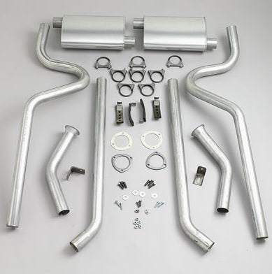 Exhaust Dual 2,25" 1964-73 Mustang V8 - SUM-680110