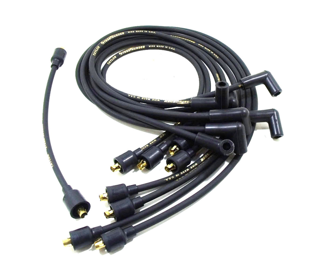 Spark Plug Wires 8mm 90degree Black SBC 57-75  - TAY51001