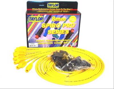 Spark Plug Wire Set 8mm yellow male/female Straigt - TAY73455