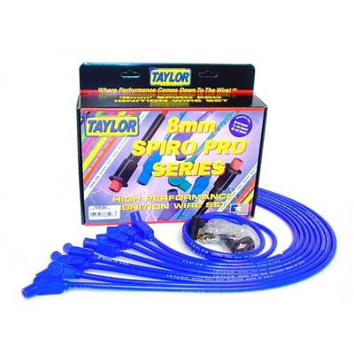 Spark Plug Wire 135Degree 8mm, HEI Blue, BB Chev (over valve c - TAY76632