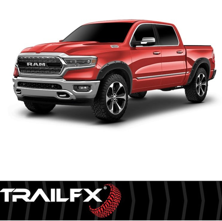 Fender flare Trail FX Pocket style 2inch 19-24 Ram 1500 - TFXTFD3005S
