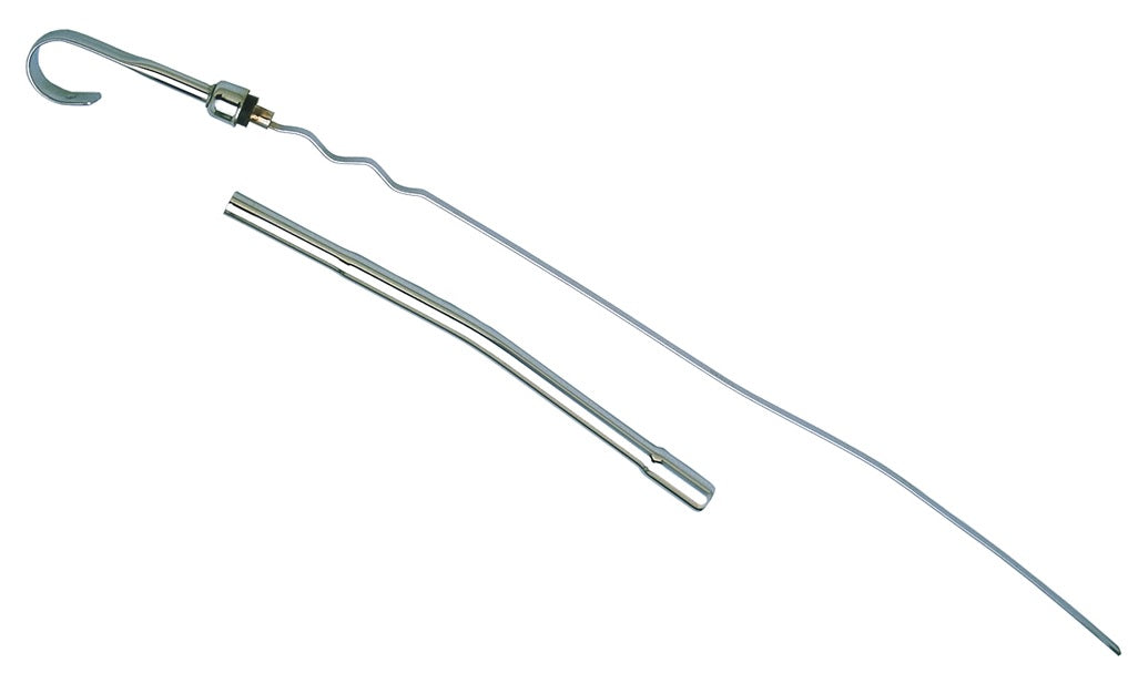 Engine dipstick Chrome Pontiac V8 17,5inch long - TRA9405