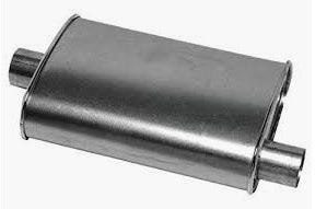 Muffler universal 2 inlet/outlet Talladega Turbo - TT200
