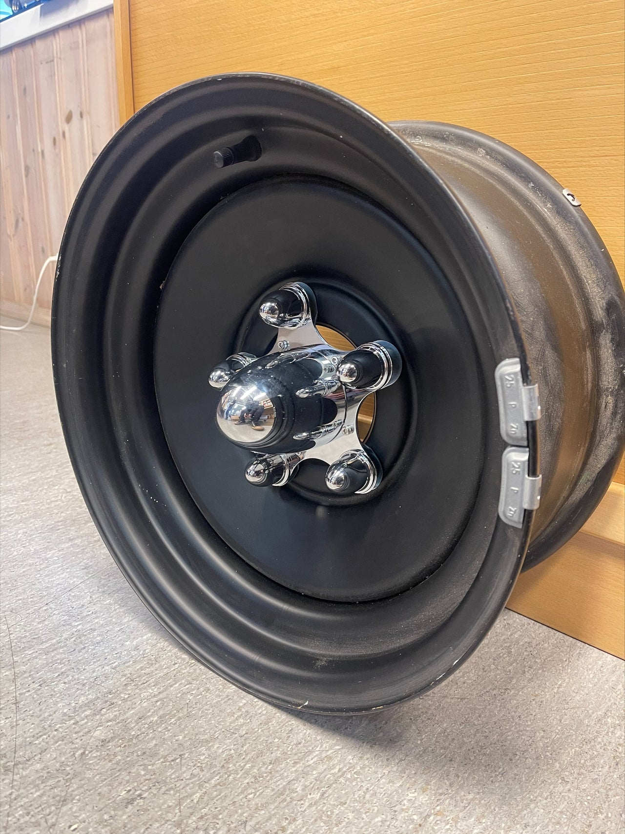 Rat Rod Matte Black 15x7 INK NAVKOPP - USW68-5755