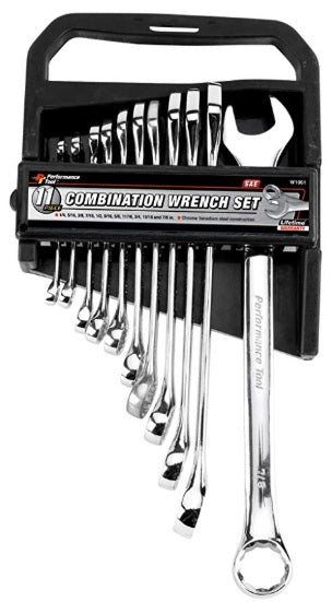 Combo Wrench set SAE 1/4in-7/8in 11pc - W1061