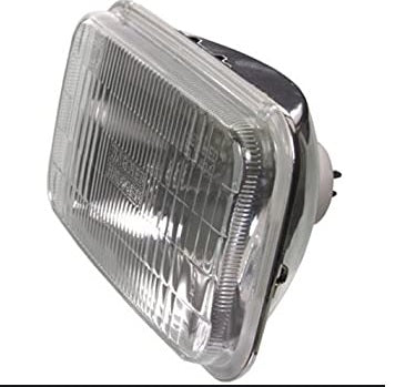 Headlamp hi/lo beam large rect.  - WA-H6054