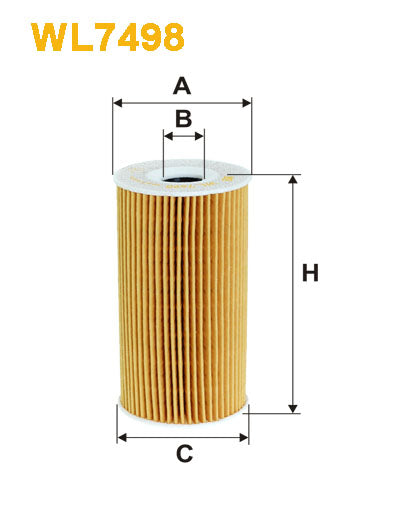 Oil Filter 08-15 2,8TD Voyager (Ikke Jeep 2,8CRD)  - WIXWL7498