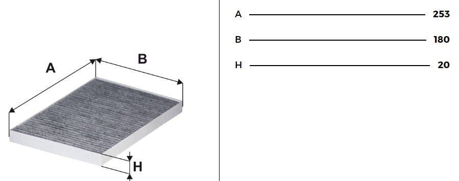 Tesla S 16- Cabin air filter  - WIXWP2165