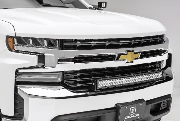 Led kit front curved inc. bracket 19-23 Silverado - Z322282KIT